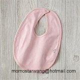 100% Knitted Cotton Solid Color Baby Bib