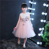 Sequin Embroidery Prom Gown Girl Dress for Wedding