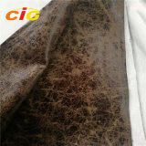 Gold Printed Suede Bond with Brushed Backing Fabric