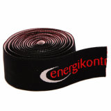Factory Price Woven Name Tapes Black Woven Knitted Elastic Tape