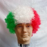 Hot Sell Football Funny Wig Clowns Colorful Soccer Fans Wig Party Fancy Dress Hair Wig