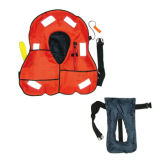 Automatic Inflatable Yellow Life Vest for Sale
