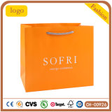 Orange Sport Clothing Bag Gift Paper Bag, Clothing Paper Bag