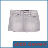 Grey Wash Women Jeans Skirts (JC2012)