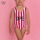 Top Quality Sublimation Lovely Kids Swimwear One Piece Beachwear