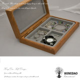 Hongdao Factory Price Luxury Wooden Jewelry Storage Box for Ring Necklace Storage Box with Foil _E