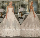 Luxury Lace Wedding Dress Flowers Bridal Ball Gown Prom Dress D15352