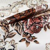 2018 Velvet Fabric with a Print Flower for Sofa (FEP019)