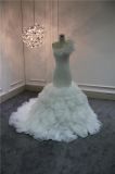 Detachable Skrit Organza Mermaid Bridal Gown Wedding Dress