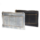 Fashion Jeans Material Travelling Cosmetic Bag Zipper Bag Tote Bag