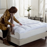 Cotton White Quilted Hotel Duck Feather Down Massage Mattress Topper