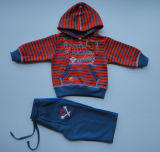Boyl's Fleece Pullover Jogging Suit with Hood