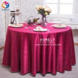 Hot Sale Polyester Plain Jacquard Table Cloth for Ouotdoor Wedding