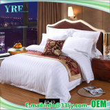 100% Cotton Satin Stripe Hotel Bed Sheet for 3 Star