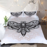 Moth Printed Bedding Set Polyester Bedding Sheet