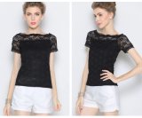 Wholesale Cheap Chiffon Blouse for Woman with Lace