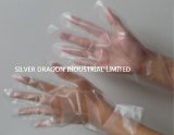 Custom Food Grade HDPE Disposable Gloves, Clear