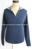Men Winter Wool Cashmere Long Sleeve Cardigan (M15-048)