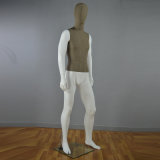 Faceless Fashion Male Mannequin with Linen Covered