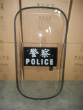 High Strength PC Anti Riot Shield with Rubber Protection
