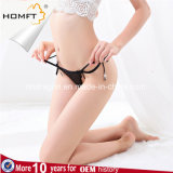 Spandex & Stretch Beads Women Thongs Transparent Gauze Plus Size Temptation Lace Sexy Strappy G String