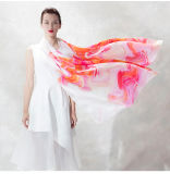 Custom Design Oblong Silk Scarf for Women