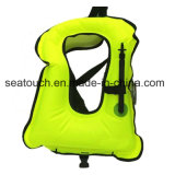 Portable Inflatable Life Jacket Super Light Buoyancy Vest Float Ring Snorkeling Dive Suit Equipment Swim for Adult Kids