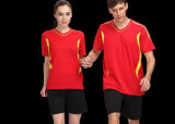 OEM Factory Round Neck V-Neck Dry Fit Sportswear with Customized Logo