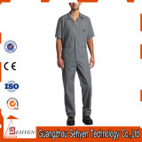 Customized Fashion Grey Cotton Polyester Twill Work Coverall