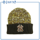 Hogift Custom Unisex Embroidery Winter Beanie Hat