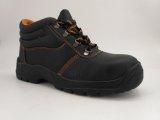 PU Injection Sole Leahter Men Safety Work Shoes