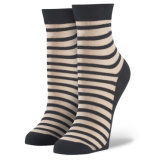 Distressed Faded Odd Stripes Socks