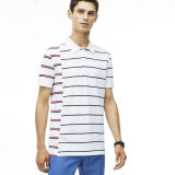 Wholesale Men's Fit Cotton Striped Polo Shirt