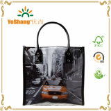 UV Printing Full Color Shiny PVC Bag Insulated Patent PVC Lunch Tote Bag