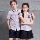 Unisex Children School Uniform Wholesale Custom Boys Girls Shirts Primary School Uniforms Design