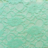 Green Stretch African Crochet Fabric Lace (NF1006)