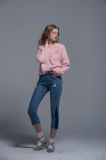 Ladies Knitted Sweater Acrylic Fashion Autumn Spring Women Comfortable Cloth Logo