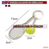 Racket Ball Key Ring Chain Alloy Keychain Keyfob Wedding Gift (G8089)