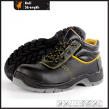Action Leather Middle Cut Safety Shoe with PU/PU Outsole (SN5453)