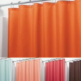 Waterproof Polyester Pongee Fabric Bathroom Shower Curtain (02S0002)