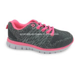 Fashion Kids Sports Running Shoes with Flyknit Materials