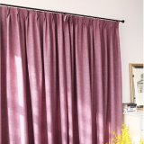 U. S. Popular Cotton Linen Solid Blackout Window Curtain (14F0020)