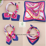 60*60cm Satin Silk Cravat Printed Fashion Gift Square Scarf