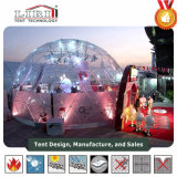 Outdoor Opaque Transparent Geodesic Dome Tents PVC Inflatable Dome Tent