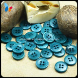 15mm Fancy Colored Round 4 Holes Nature Corozo Button