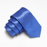 Men Fashion Plaid Design Narrow Polyester Tie (WH07)