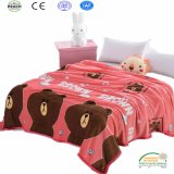 2017 Cute Printing Flannel Fleece Bedding 4PCS for Winter