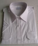 Men White Uniform Pilot Shirt (HY1010)