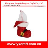 Christmas Decoration (ZY16Y082 14CM) Christmas Cute Boot Hat