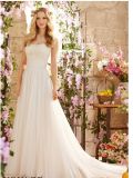 2015 Latest Lace A-Line Bridal Wedding Dresses (WD5801)